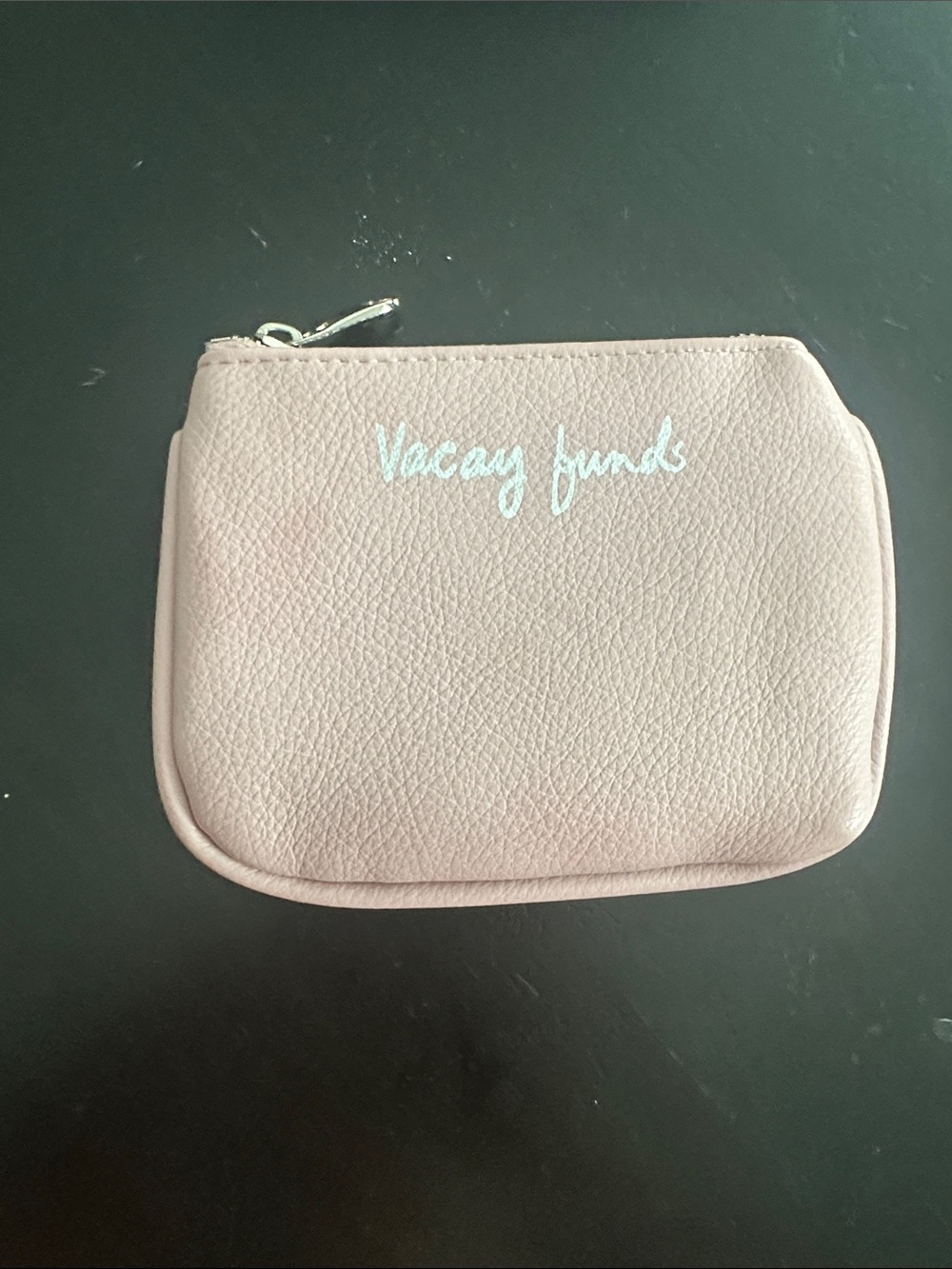Vacay Funds Pink Travel Coin Purse